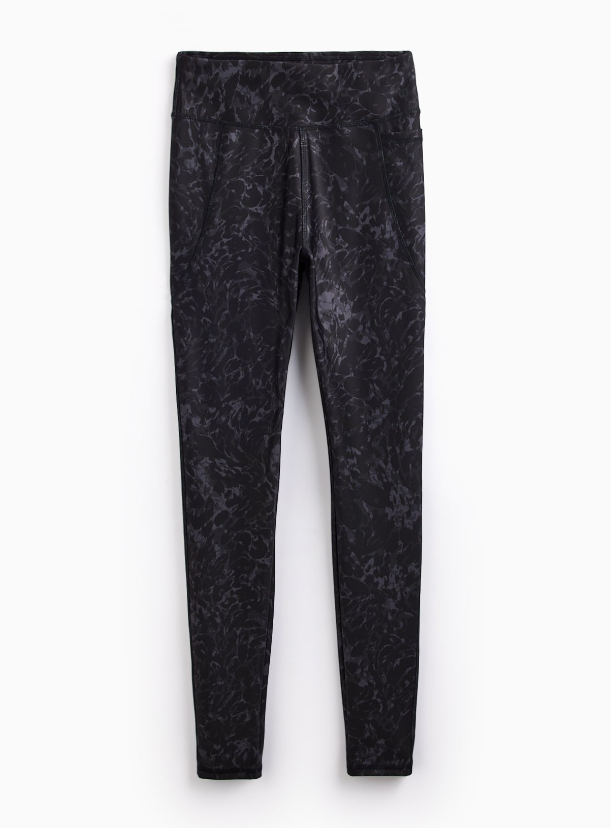 REAKTIV Black Print High Waisted Everyday Full Length Legging XS - Image 3 thumbnail